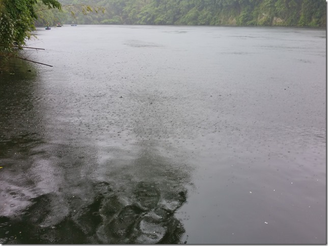 亀山湖大雨